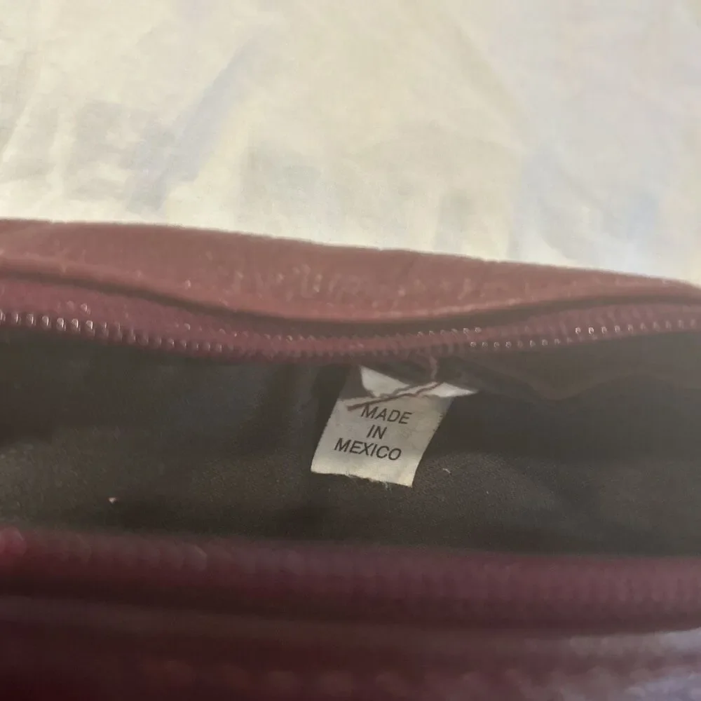 #8739 Fanny Pack leather VTG Brown Adjustable Waist Belt Bag